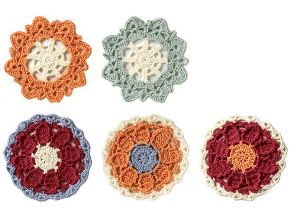 編みつないでアレンジ広がる ! かぎ針編みのモチーフコレクション　6ヵ月コース