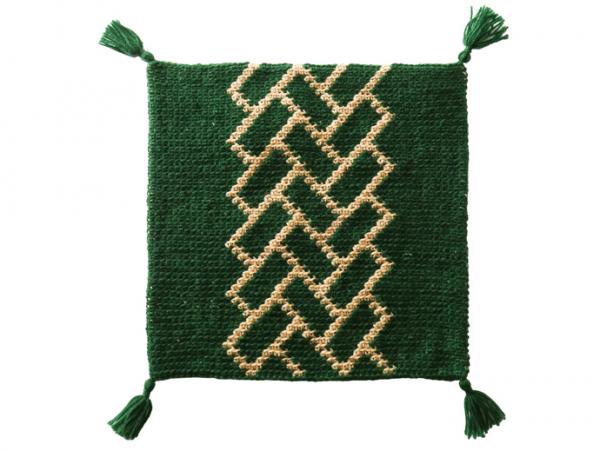 かぎ針で編む粋な座布団コレクション