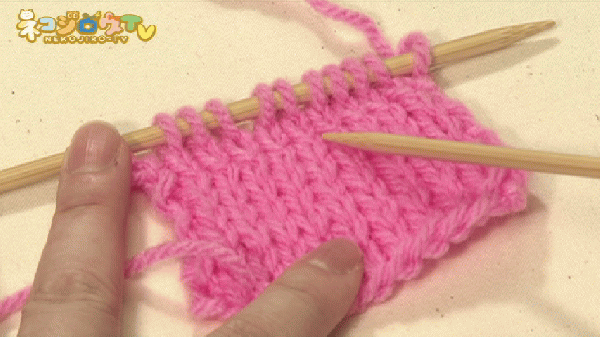 ねじり目編み | 棒針編みの基本