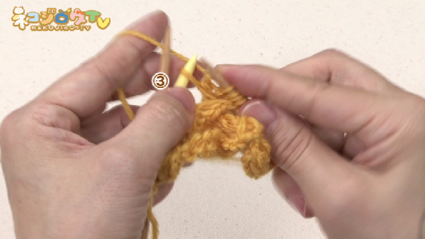 縄編み | 棒針編みの基本