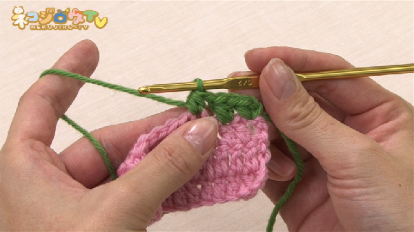 中長編みの玉編み | かぎ針編みの基本