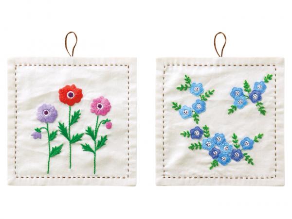 針と糸のガーデニング　可愛いお花のフランス刺しゅうコレクション　6ヵ月コース (23あきふゆ)