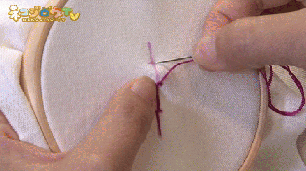 コーラルステッチ | 刺しゅうの基本